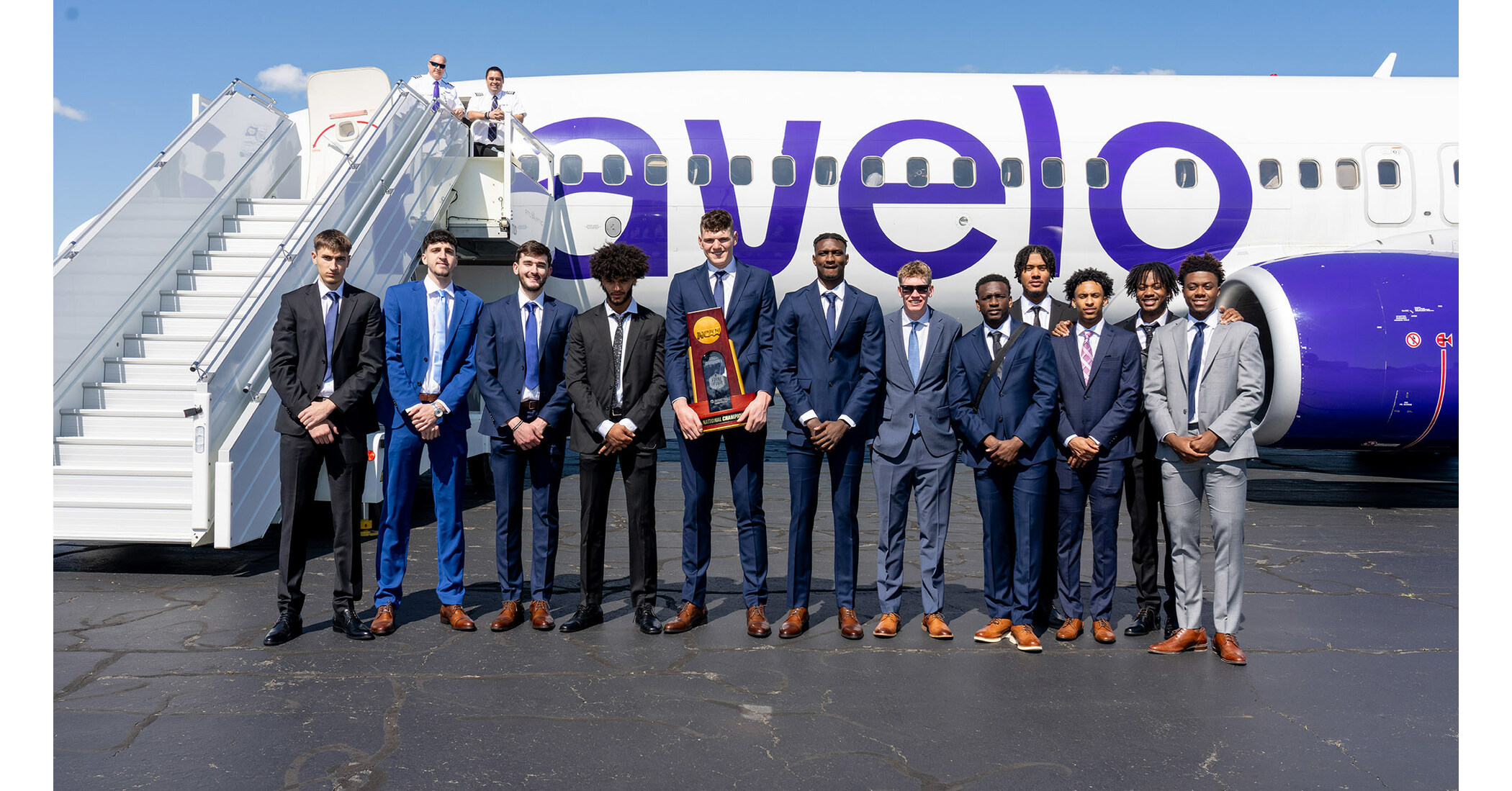 Avelo Airlines in UConn Victory Parade